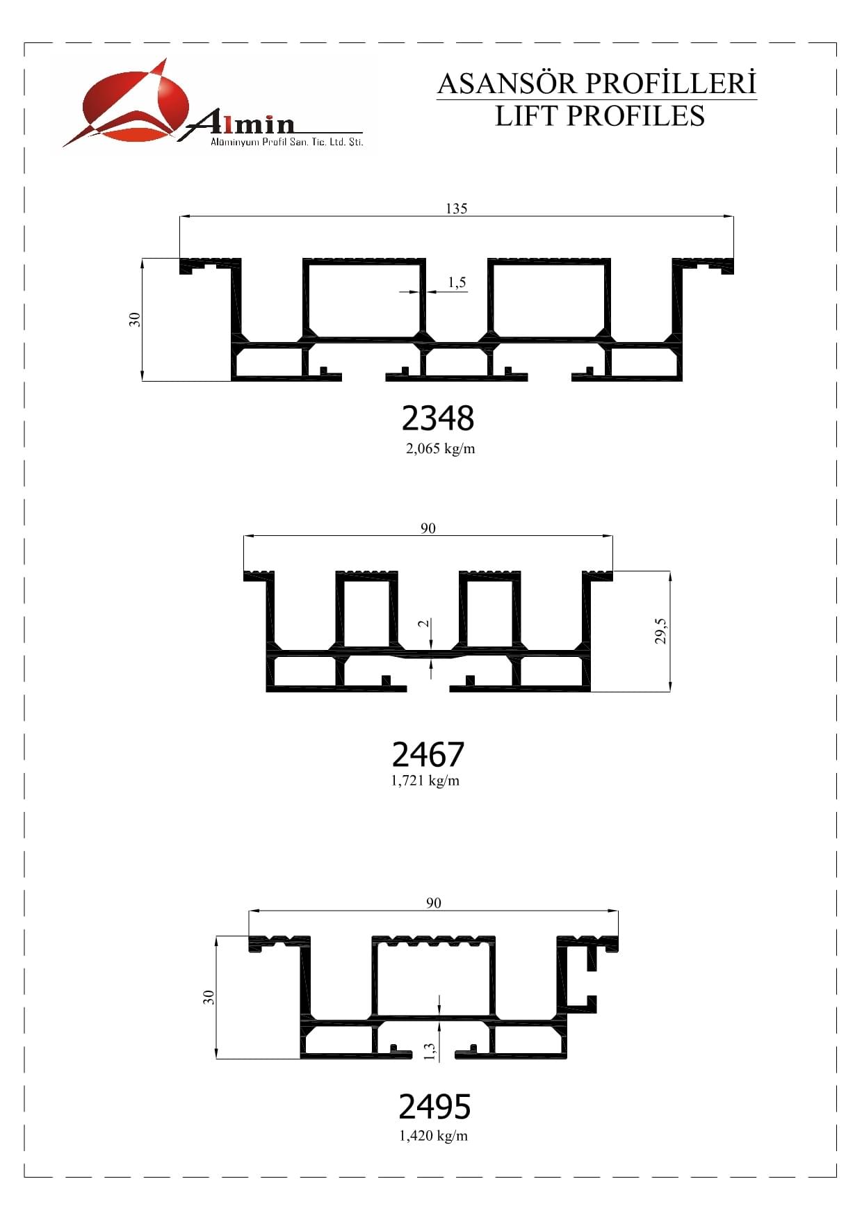 Asansör Profili