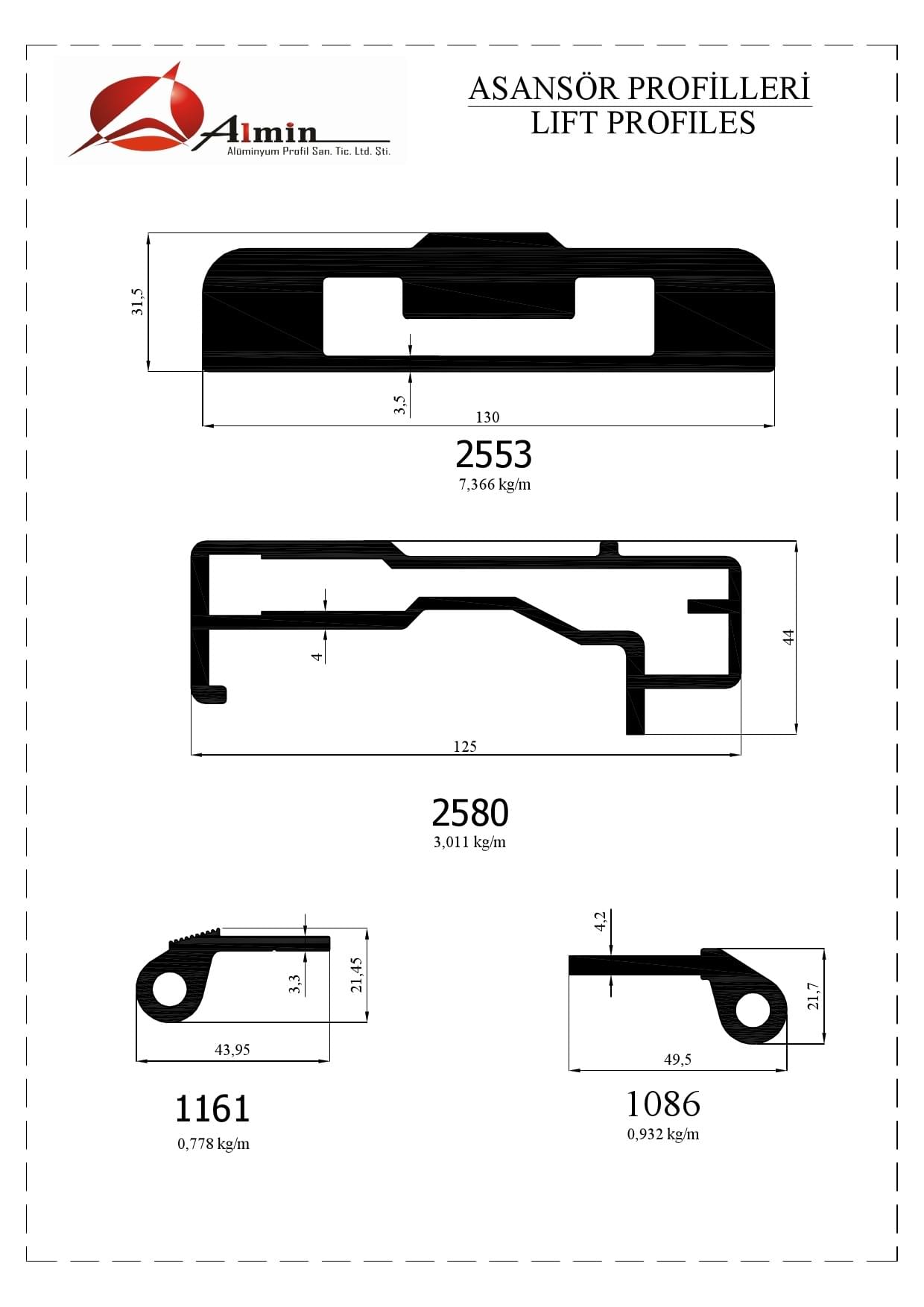 Asansör Profili