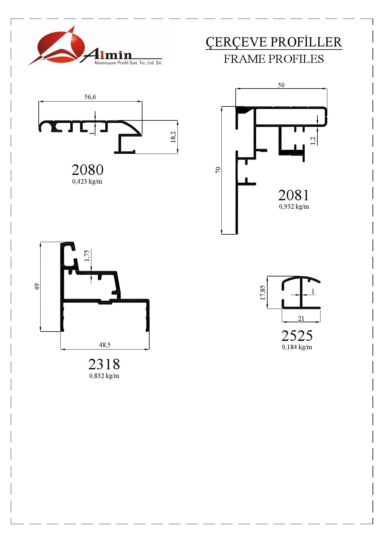 Çerçeve Profili